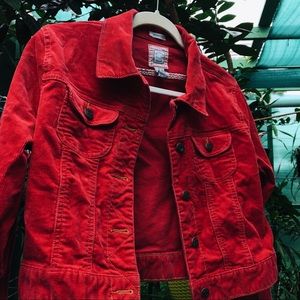 Red Denim Jacket